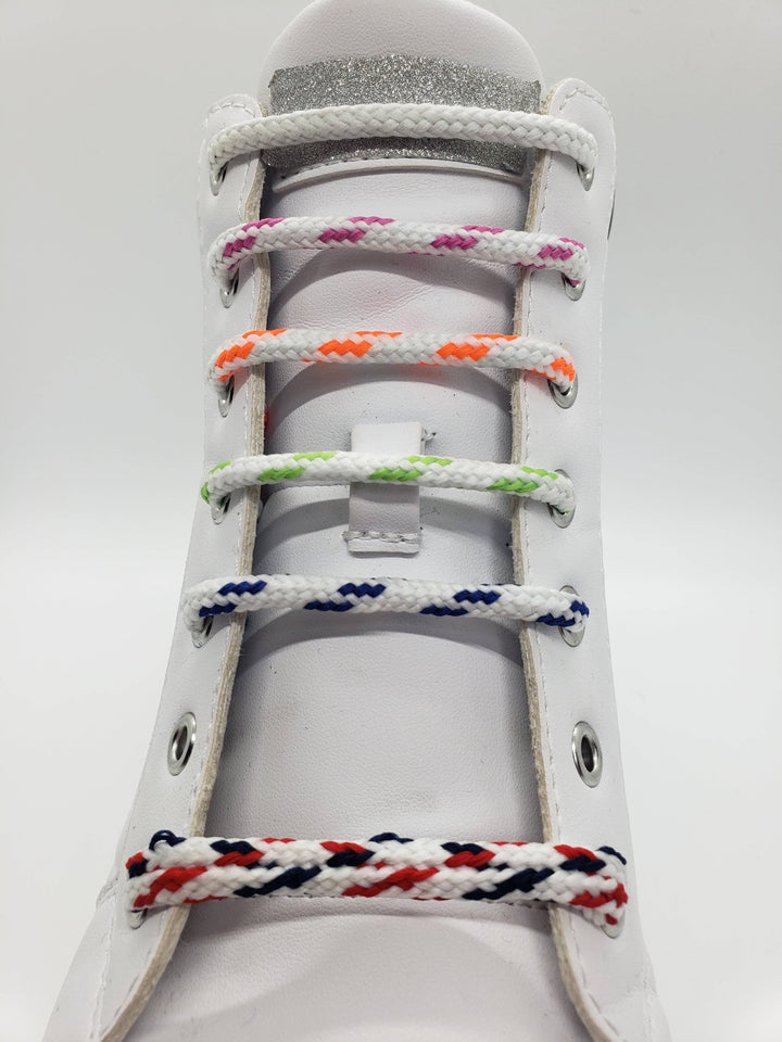 Round Glow in the Dark Shoelaces - White: 45"