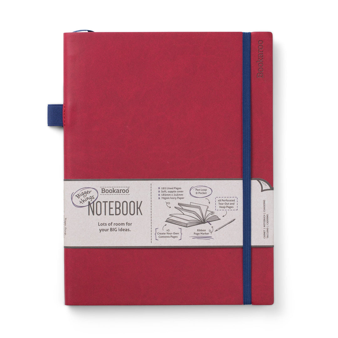 Bookaroo Bigger Things Notebook: Purple