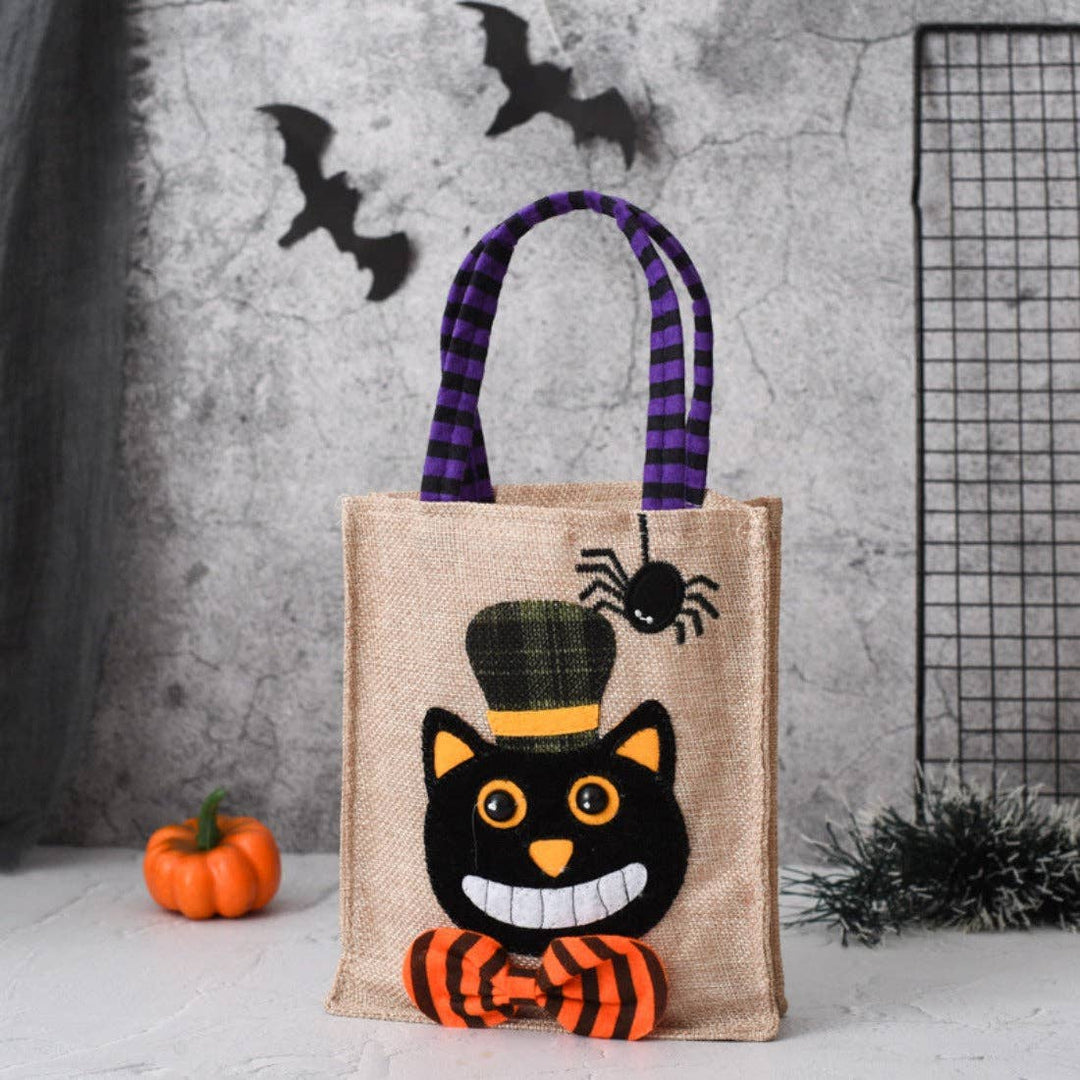 Hallo - Halloween Non-Woven Candy Bag: White