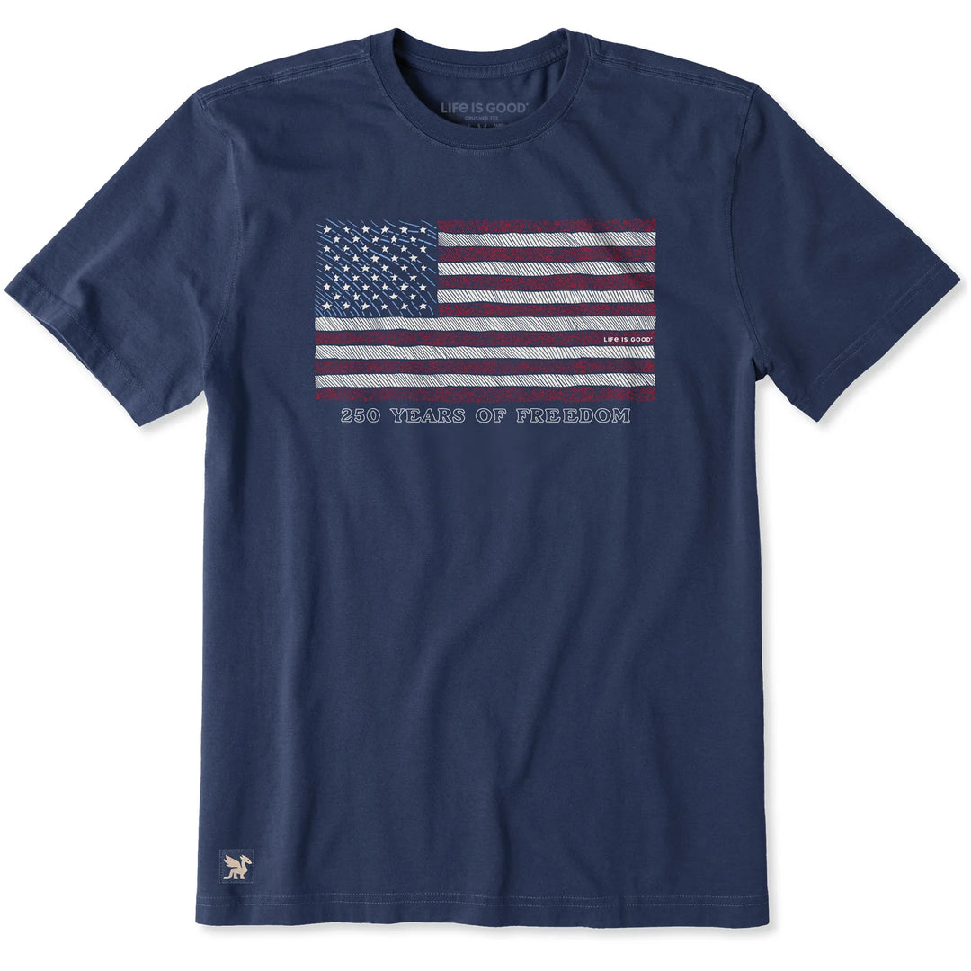 M's 250 Years of Freedom Flag Short Sleeve Tee