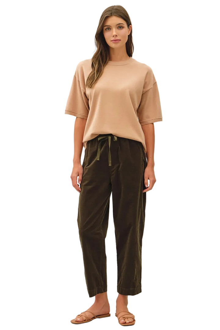 W's Tapered Leg Corduroy Pants