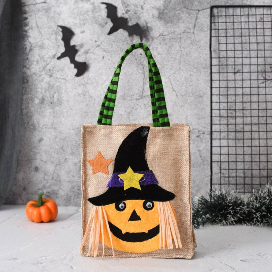 Hallo - Halloween Non-Woven Candy Bag: White