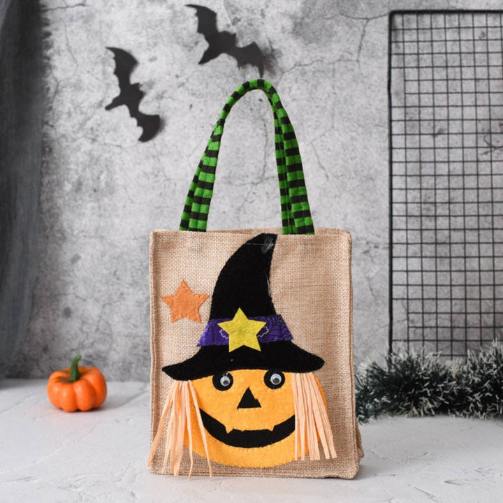 Hallo - Halloween Non-Woven Candy Bag: White