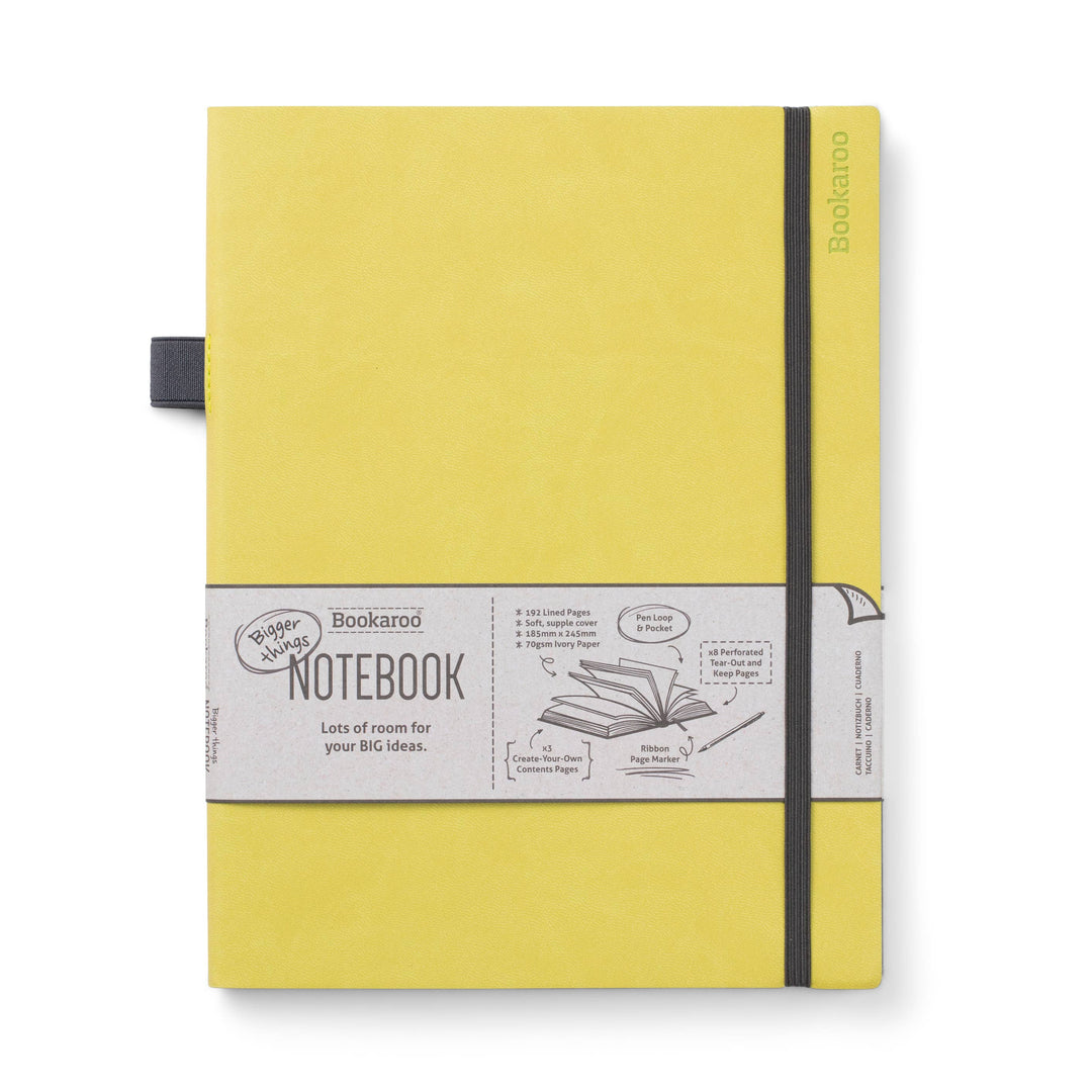 Bookaroo Bigger Things Notebook: Purple