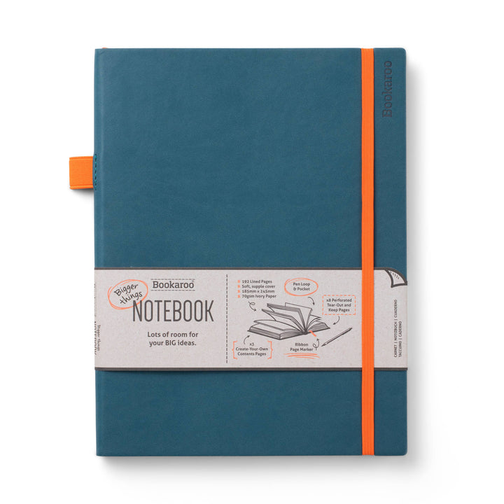 Bookaroo Bigger Things Notebook: Purple