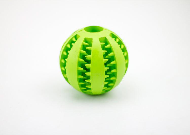 Minty Munch-N-Play Rubber Feeding Ball: 7Cm Red
