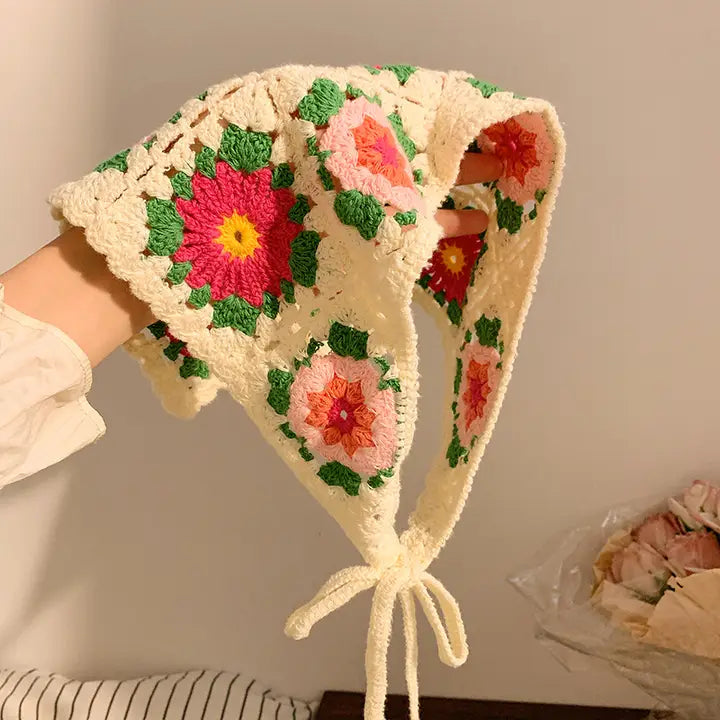 Sweet Crochet Headscarf Assorted