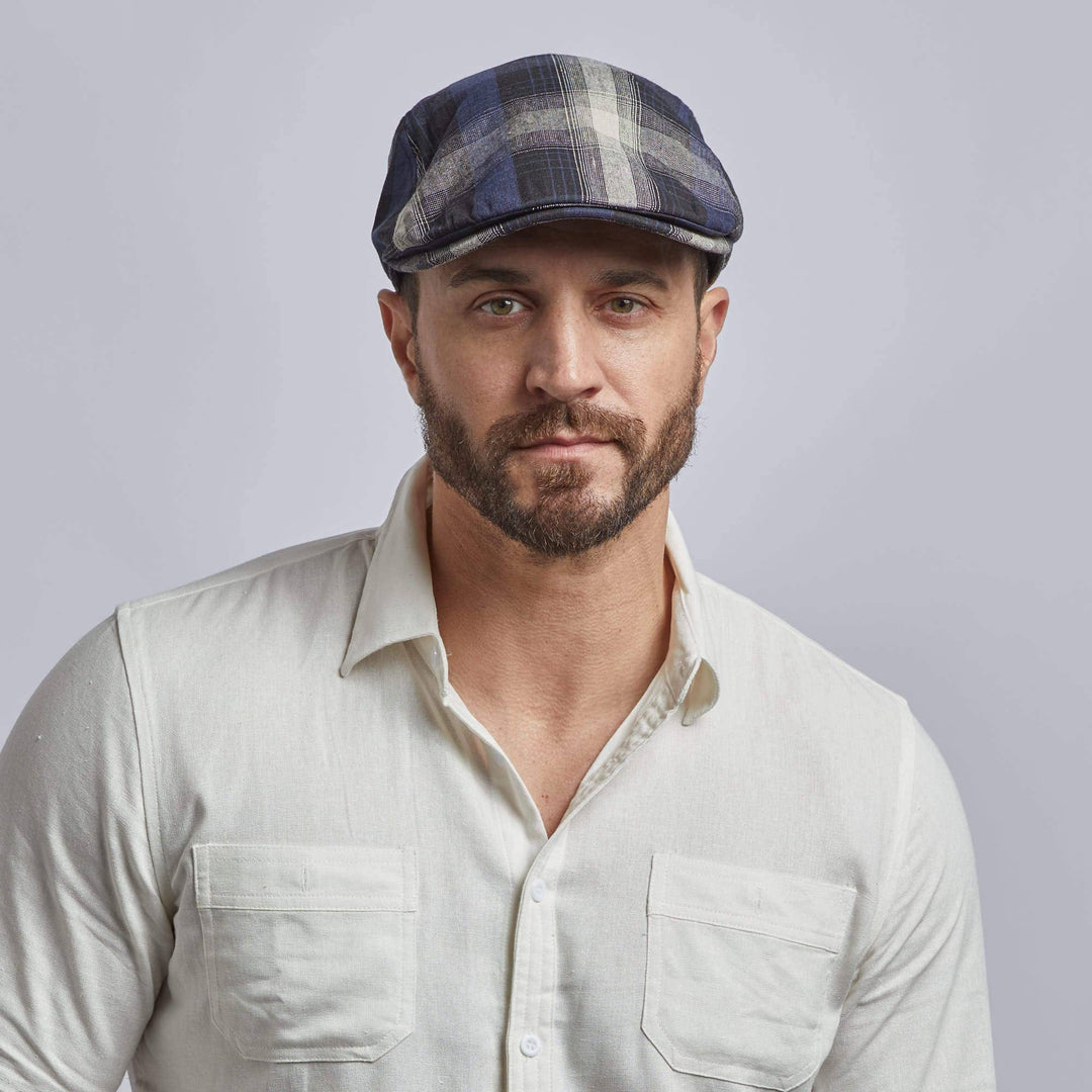 Newsboy Flat Cap - Style Mikey: Brown / XS/S