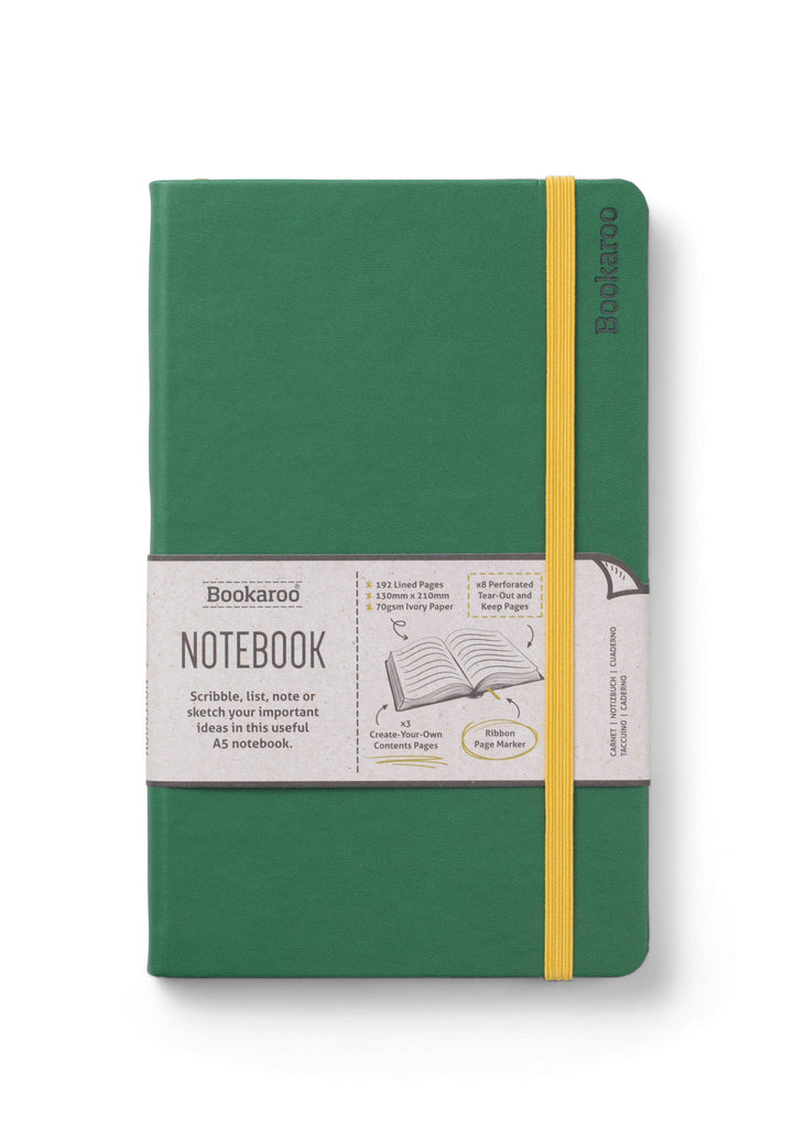 Bookaroo A5 Notebook: Gold