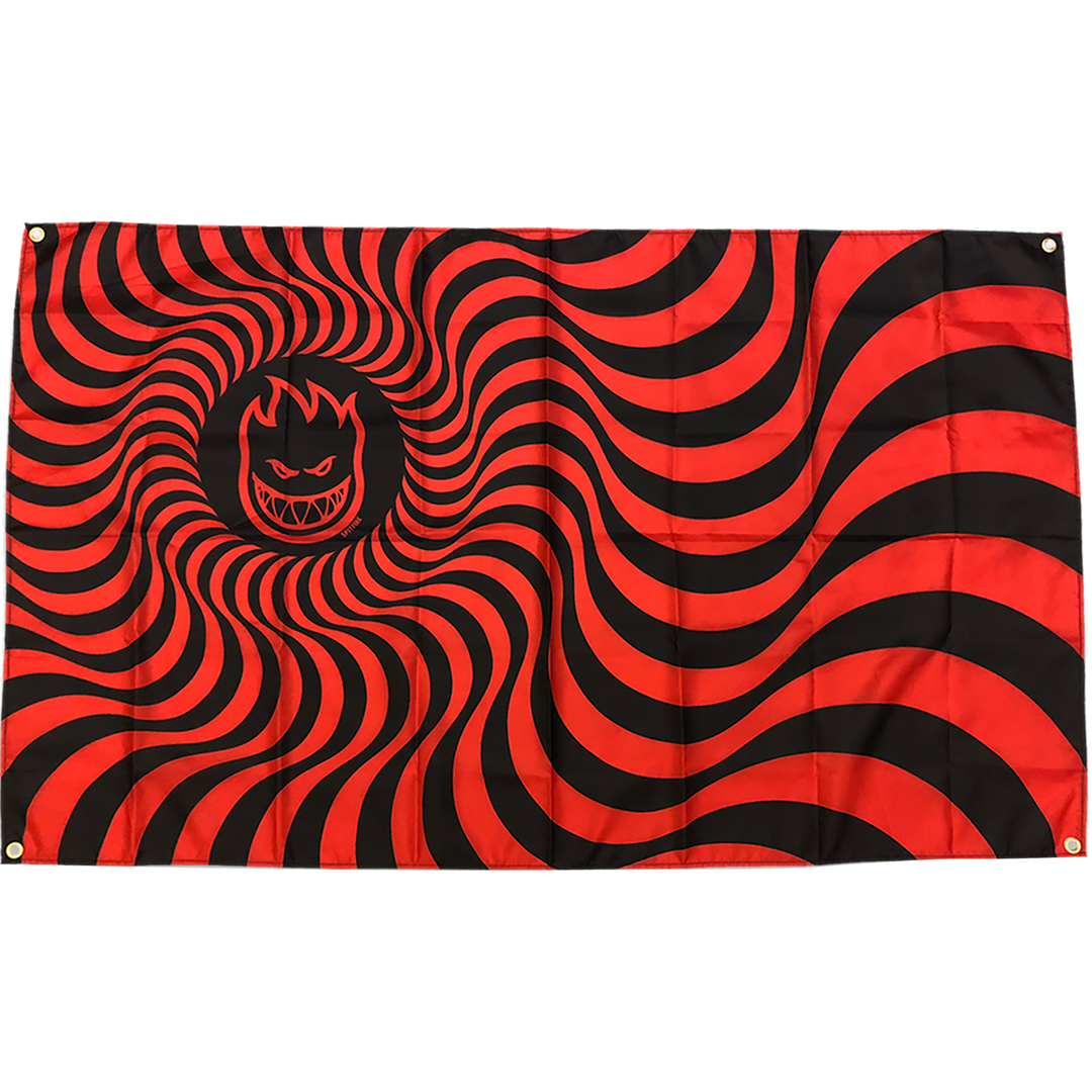 Bighead Swirl Banner, Red