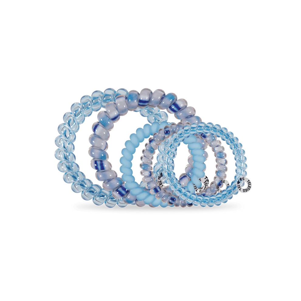Spiral Hair Coils | Mix Pack | Blue Lagoon