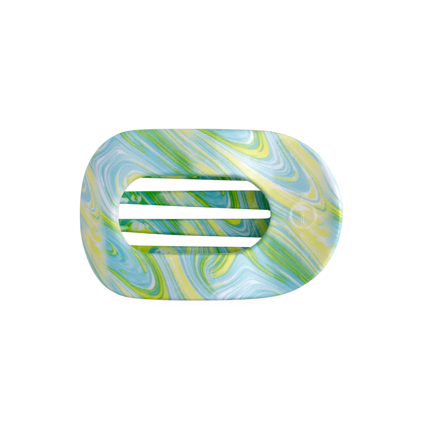 Flat Round Hair Clip | Small | By the Sea Shore