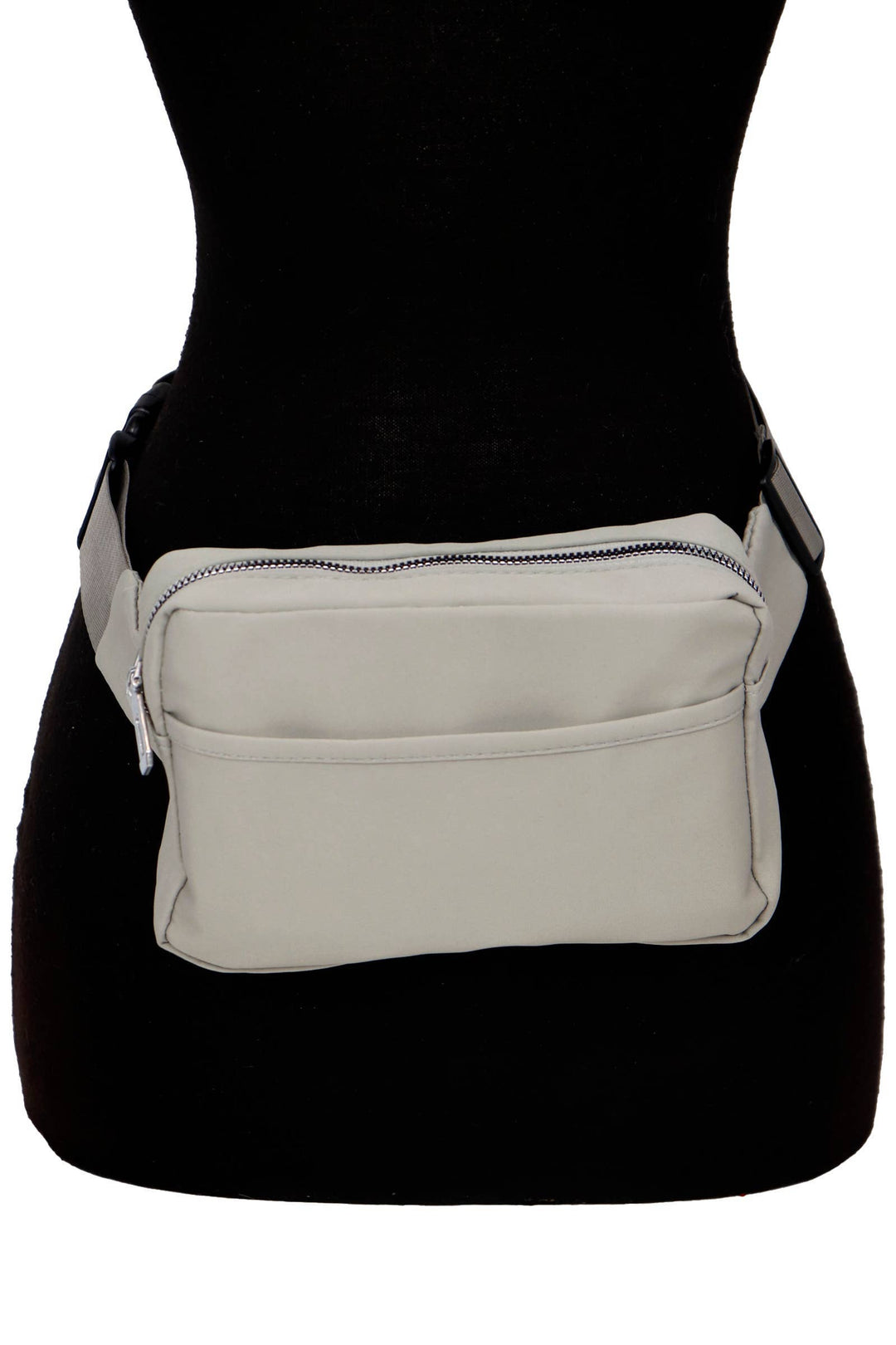 Minimal Matte Neutral Solid Belt Bag Fanny Pack: ASSORTED / ONE SIZE
