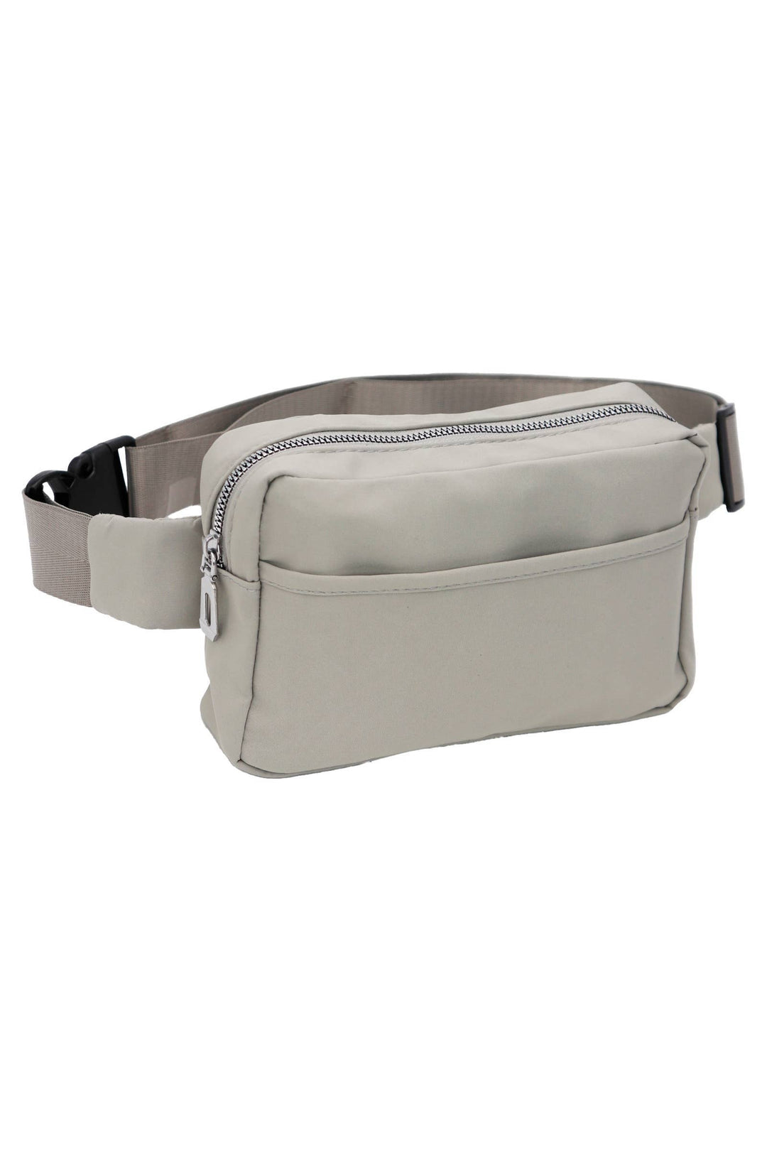Minimal Matte Neutral Solid Belt Bag Fanny Pack: ASSORTED / ONE SIZE