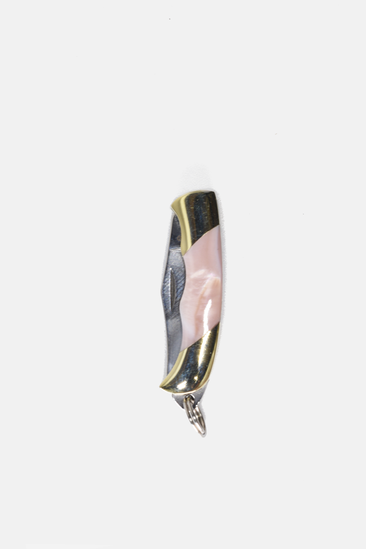 Assorted Mini Inlay Folding Knife: Antler