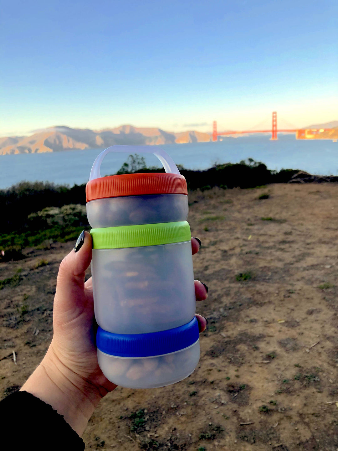 Humangear Stax - Eco Stackable, Leak-Tight Container Tubs: Large