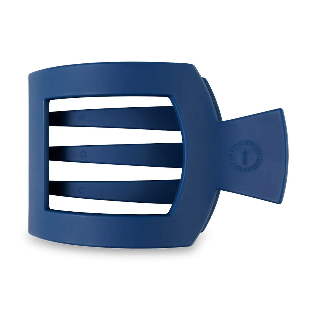 Square Flat Hair Clip | Small | Midnight Rain