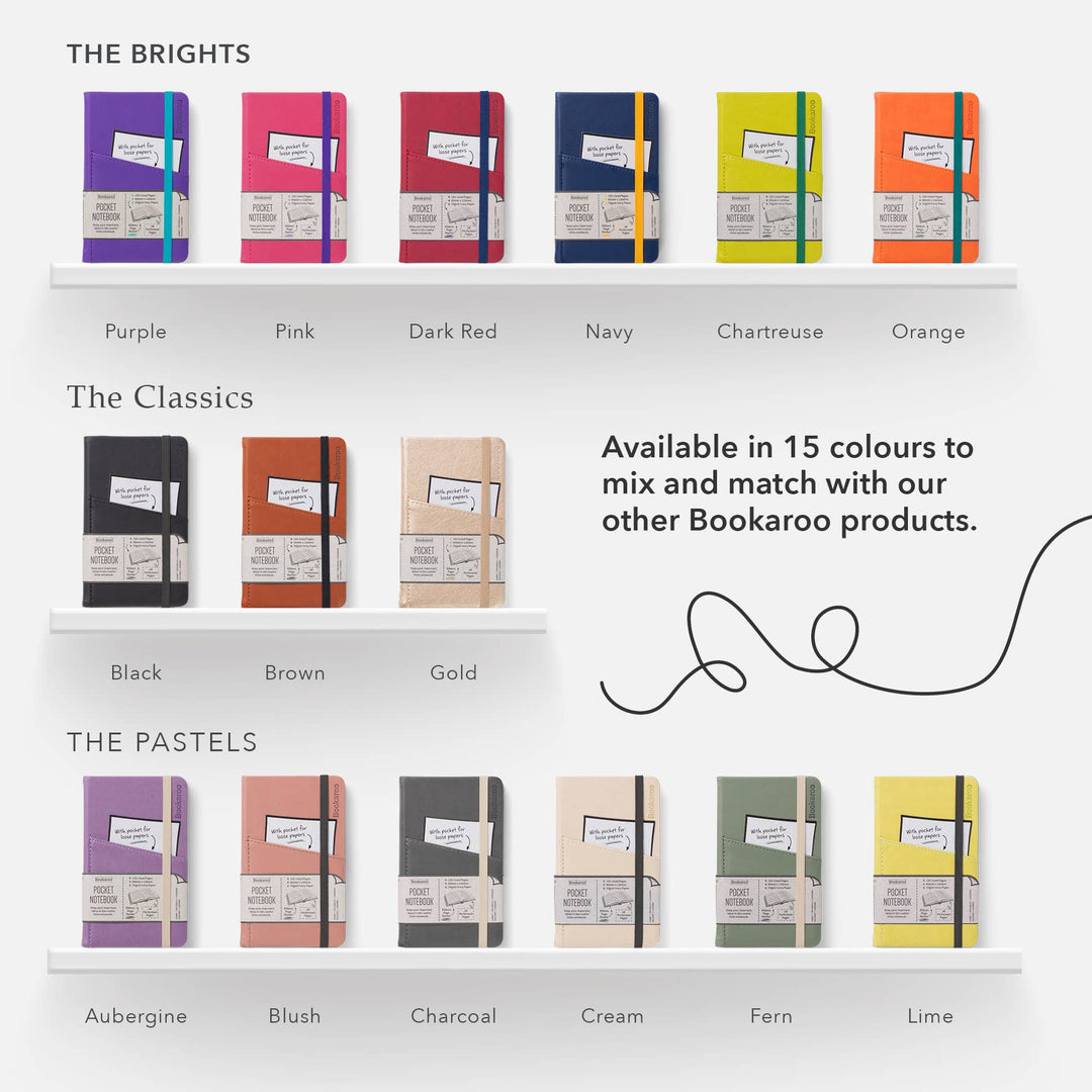 Bookaroo A6 Pocket Notebook: Chartreuse