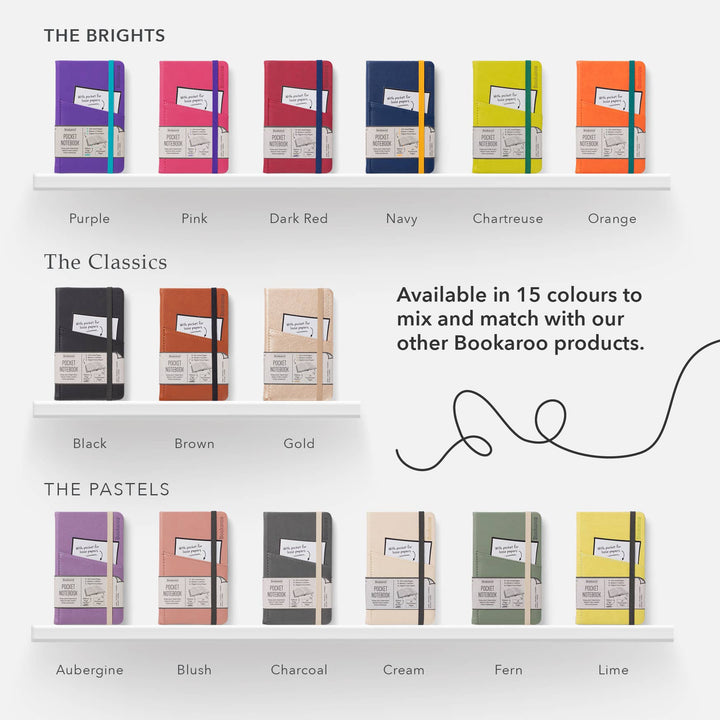Bookaroo A6 Pocket Notebook: Chartreuse