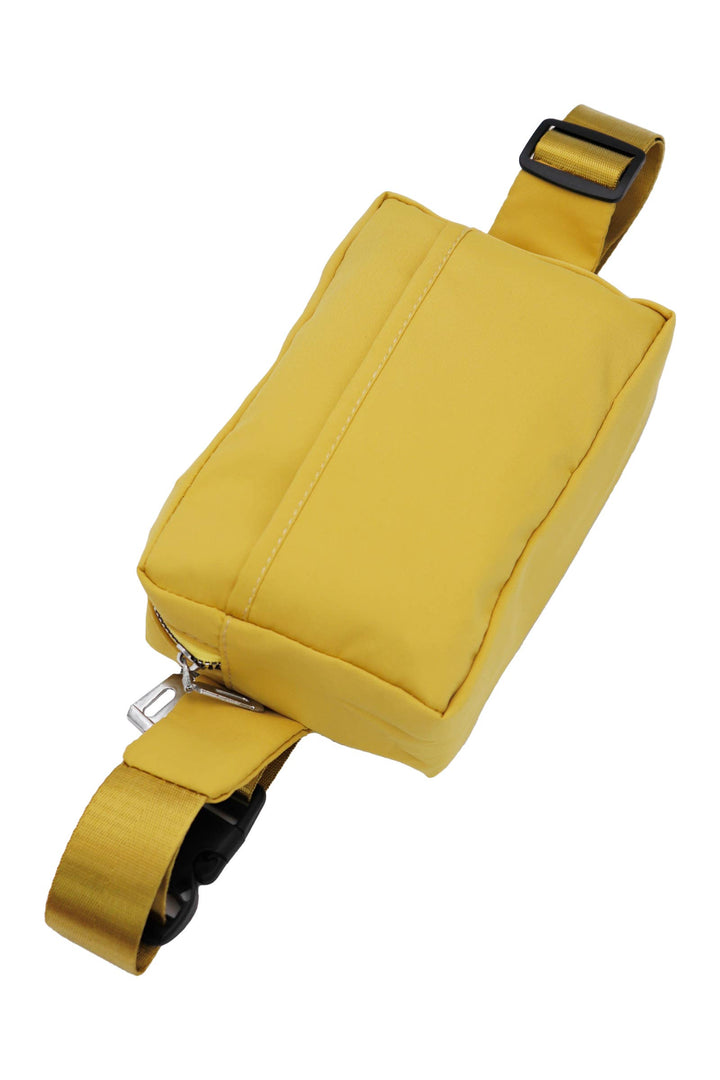 Minimal Matte Neutral Solid Belt Bag Fanny Pack: ASSORTED / ONE SIZE