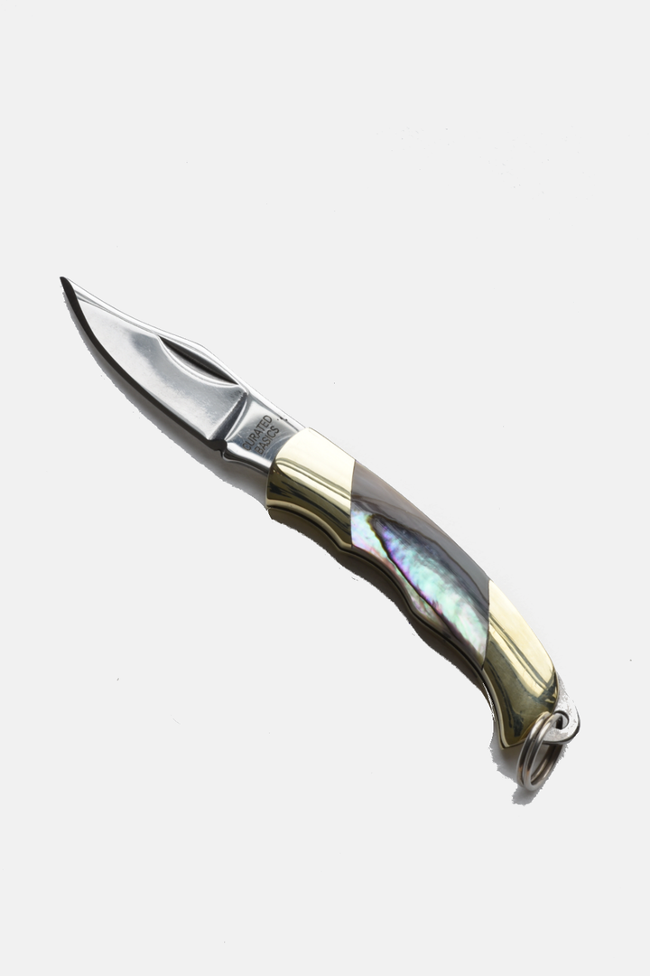 Assorted Mini Inlay Folding Knife: Antler