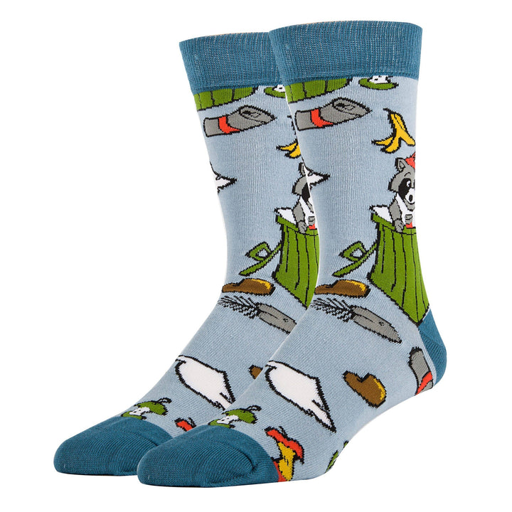 Trash Panda | Men's Cotton Crew Funny Socks