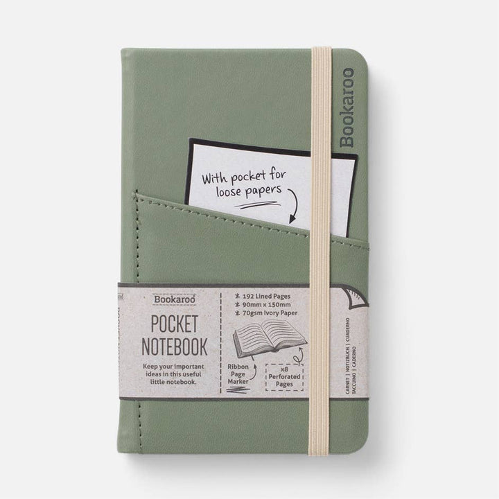 Bookaroo A6 Pocket Notebook: Charcoal