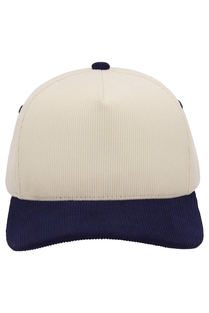 Premium Corduroy Beige Upper Baseball Cap: BEIGE/CAMEL / ONE SIZE