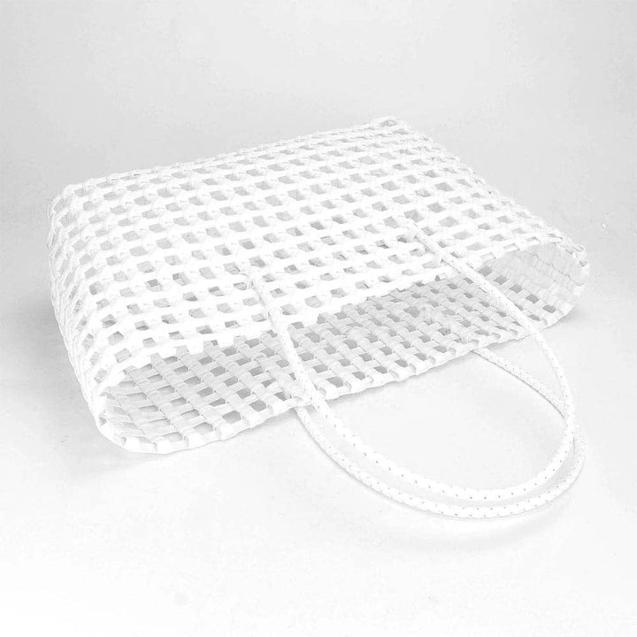 Jelly Tube Tote Bag / Shoulder Bag: White