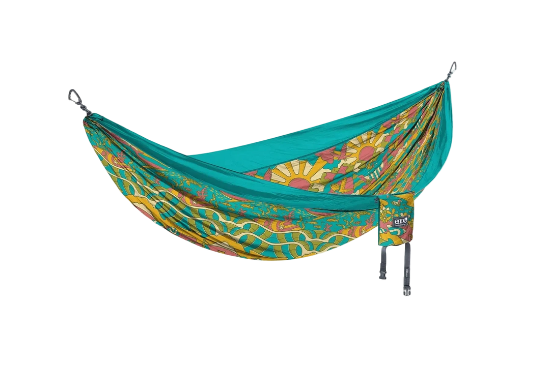 Vibrant Earth DoubleNest Giving Back Hammock - Cyan