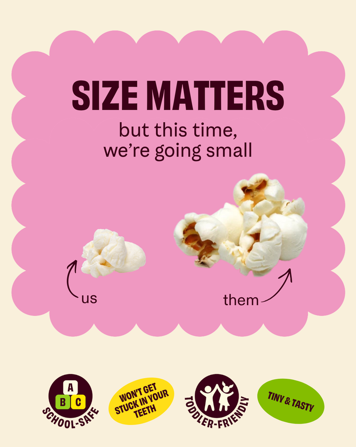 Olive Oil Pink Salt: Sorghum Popcorn snack pack 1oz