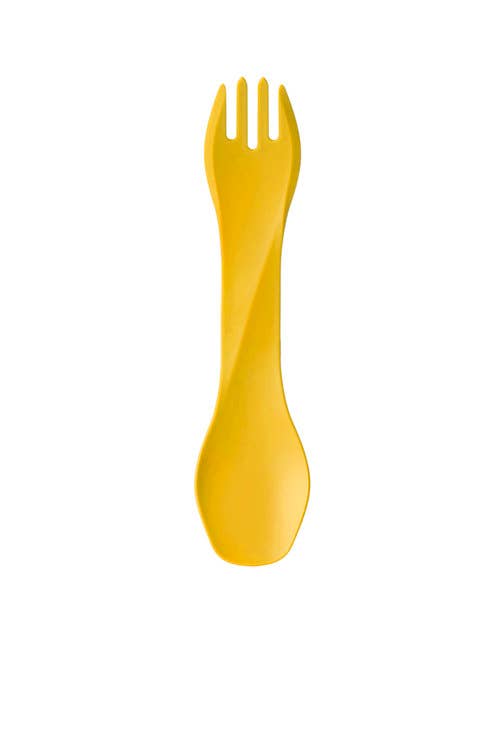 GoBites Uno Bulk - Portable Reusable Spork Utensil: Yellow