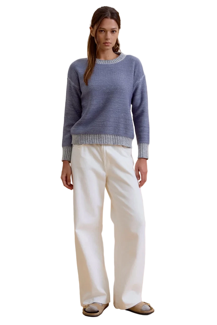 W's Mineralwashed Slub Sweater