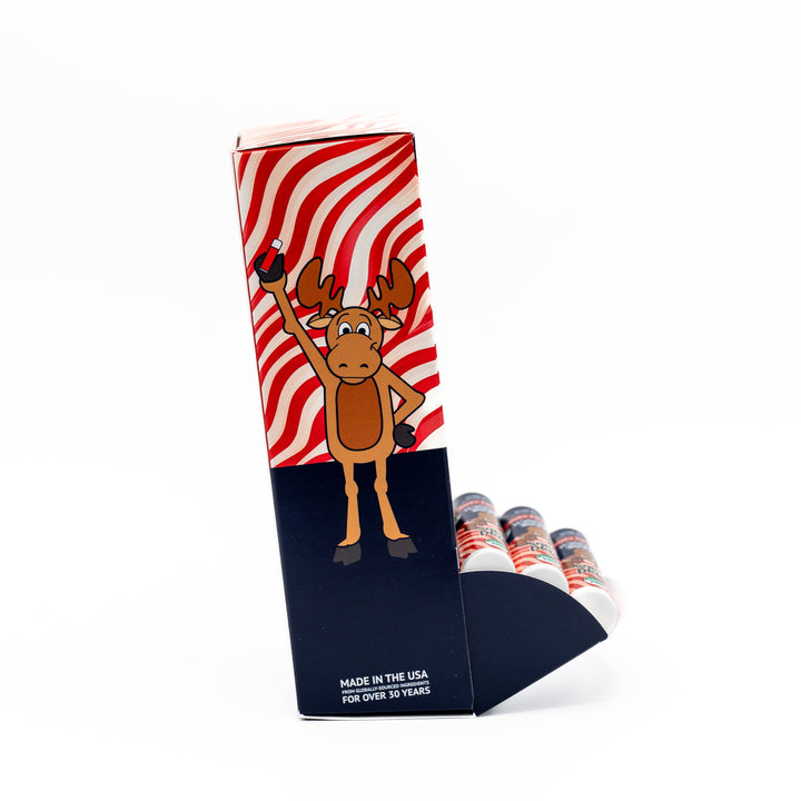 Organic Moose Smooch Candy Cane Lip Balm