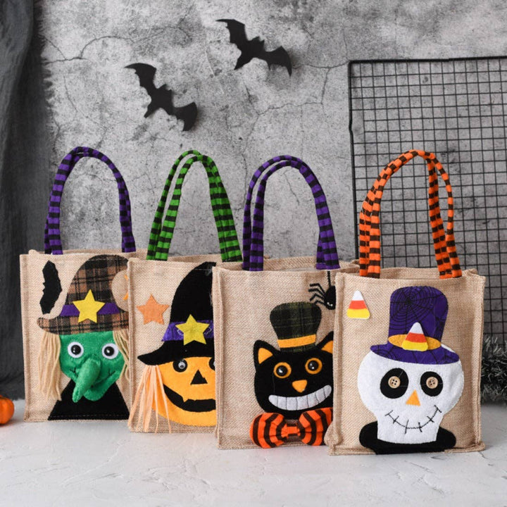 Hallo - Halloween Non-Woven Candy Bag: White