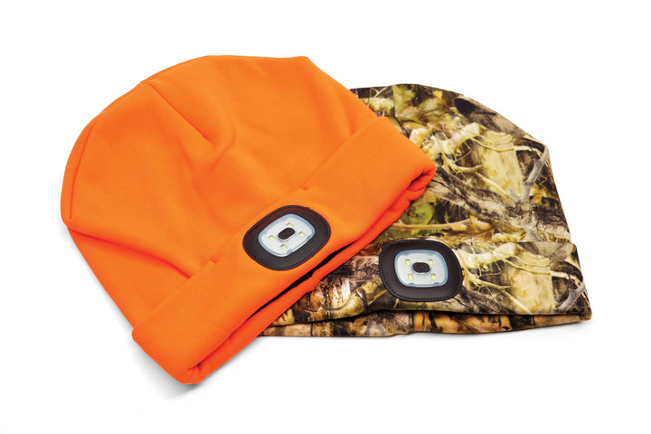 Night Scope Sportsman Rechargeable LED Beanie, Camo