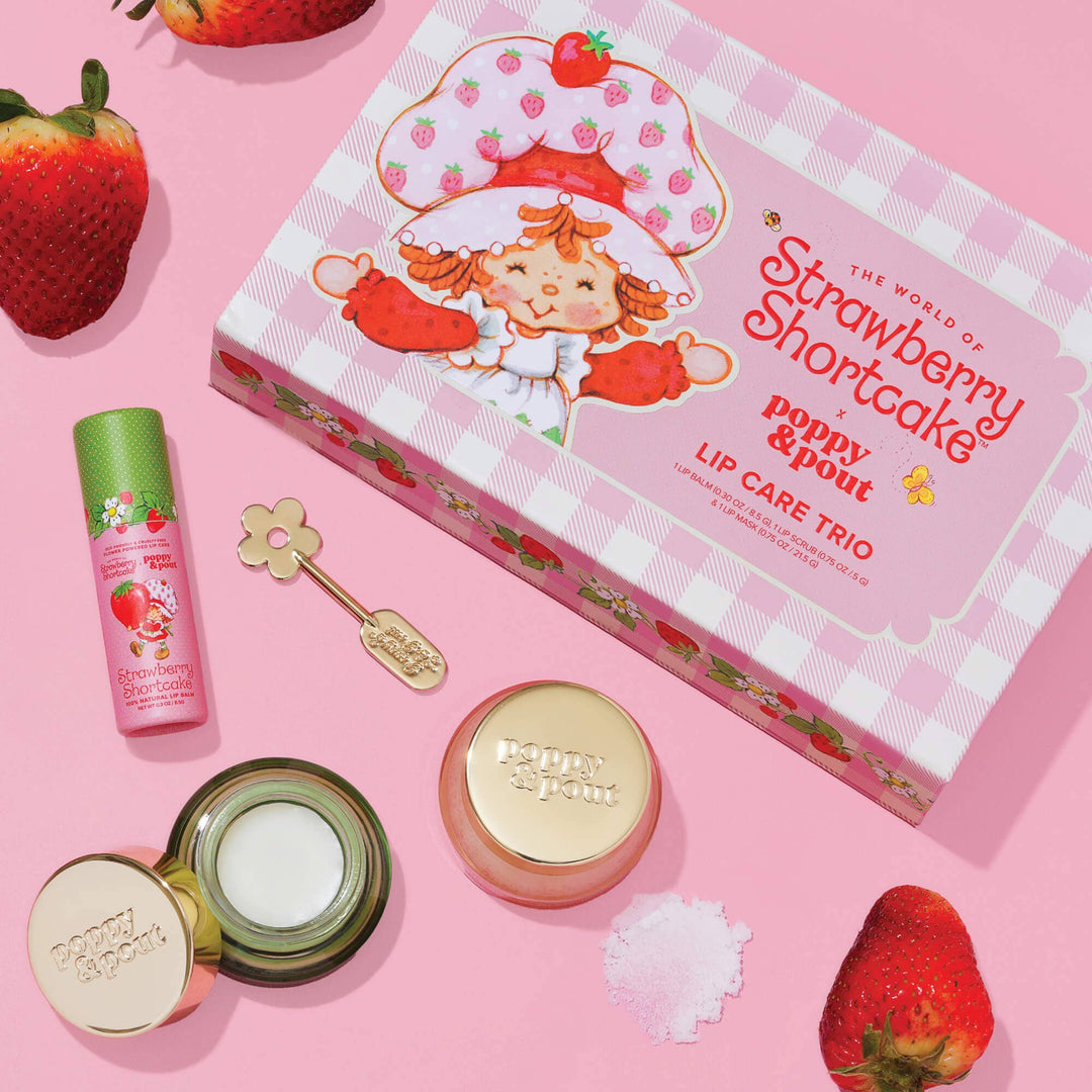 Limited Edition, Lip Care Trio, Strawberry Shortcake