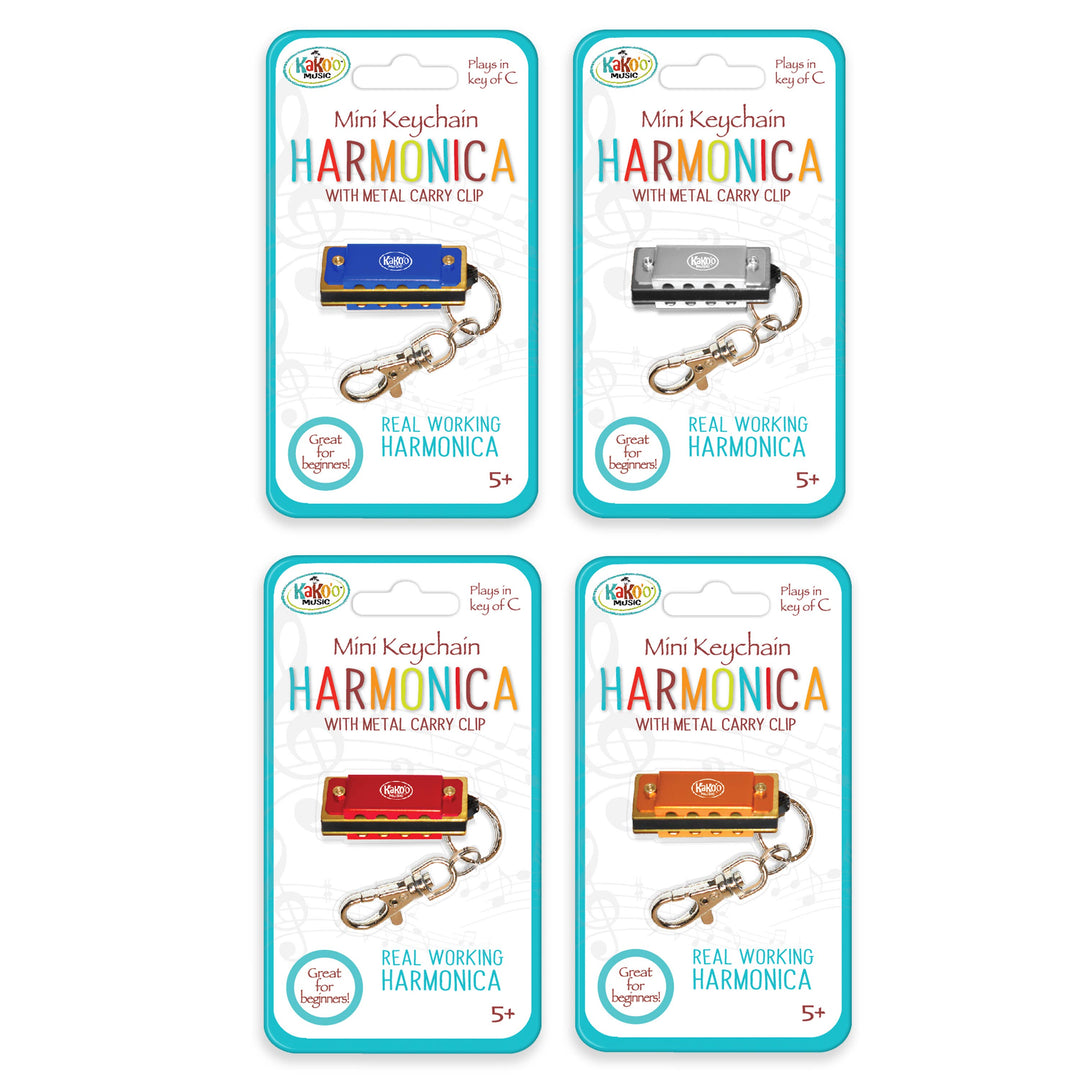 Mini Keychain Harmonica