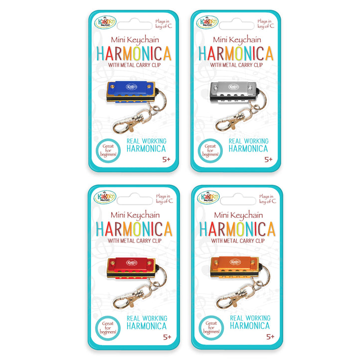 Mini Keychain Harmonica