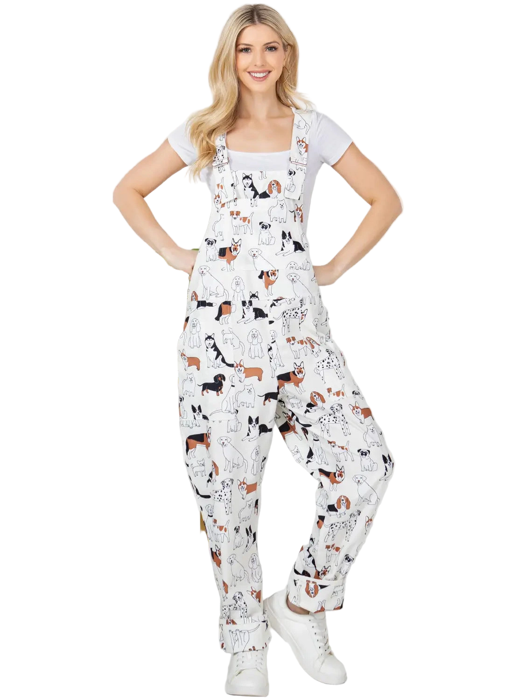 W's Variety of Dogs Corduroy Overall