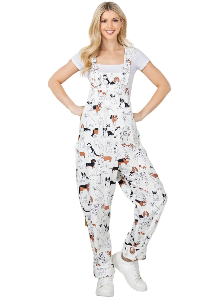 W's Variety of Dogs Corduroy Overall