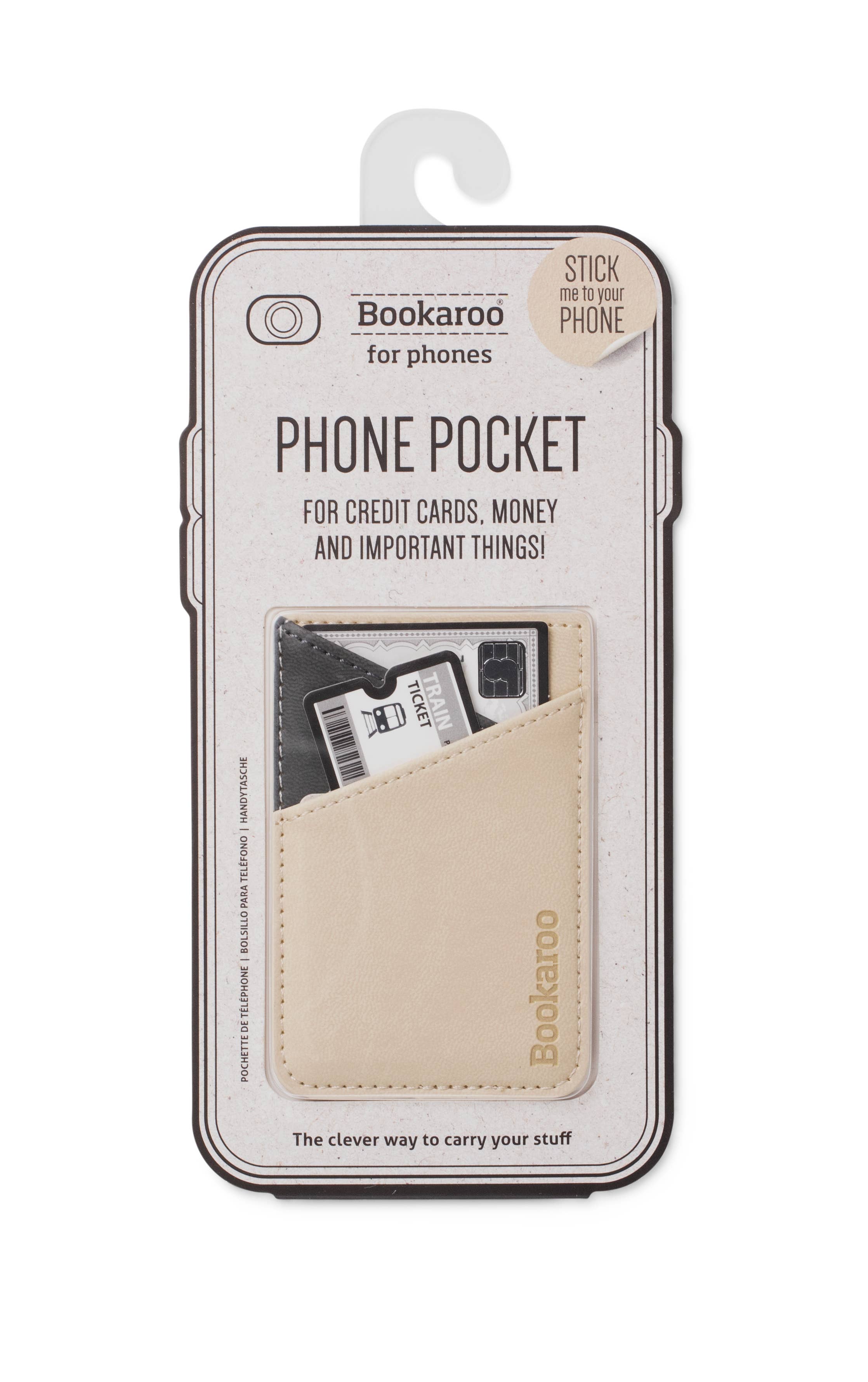 Bookaroo Phone Pocket: Cream – Surf, Wind and Fire
