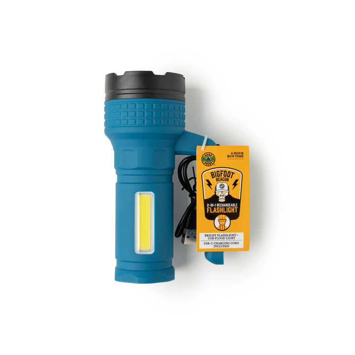 Bunkouse 2 in 1 Rechargeable Flashlight, Assorted Colors