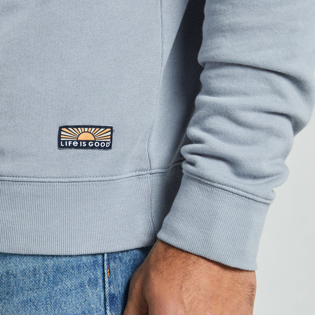 M'S Solid French Terry 1/4 Zip