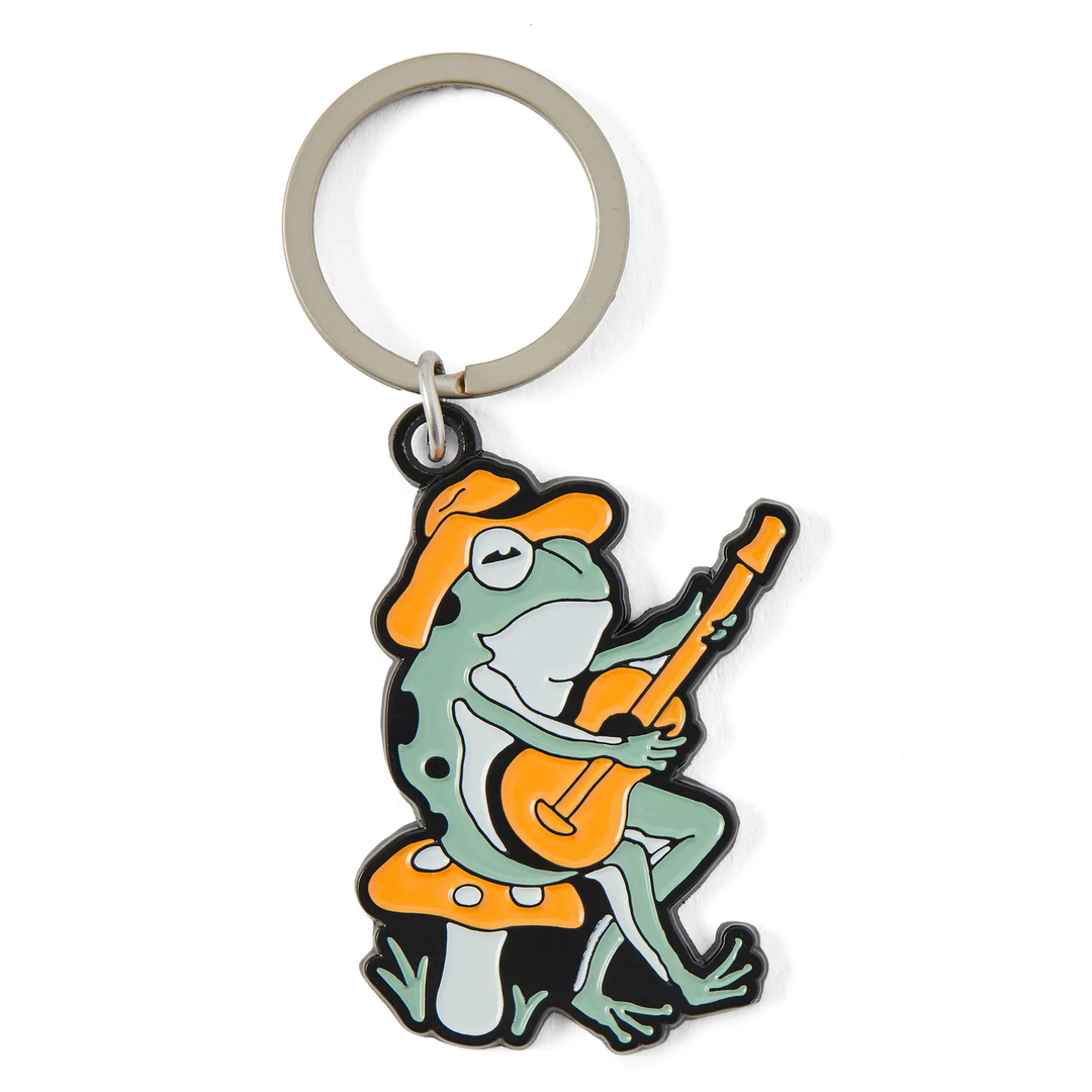 Frog Guitar Kind Keychain
