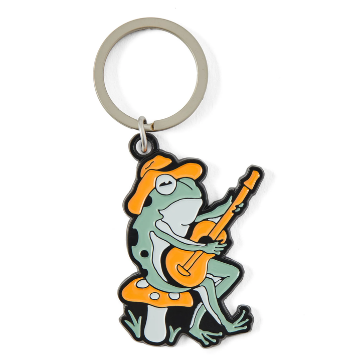 Frog Guitar Kind Keychain