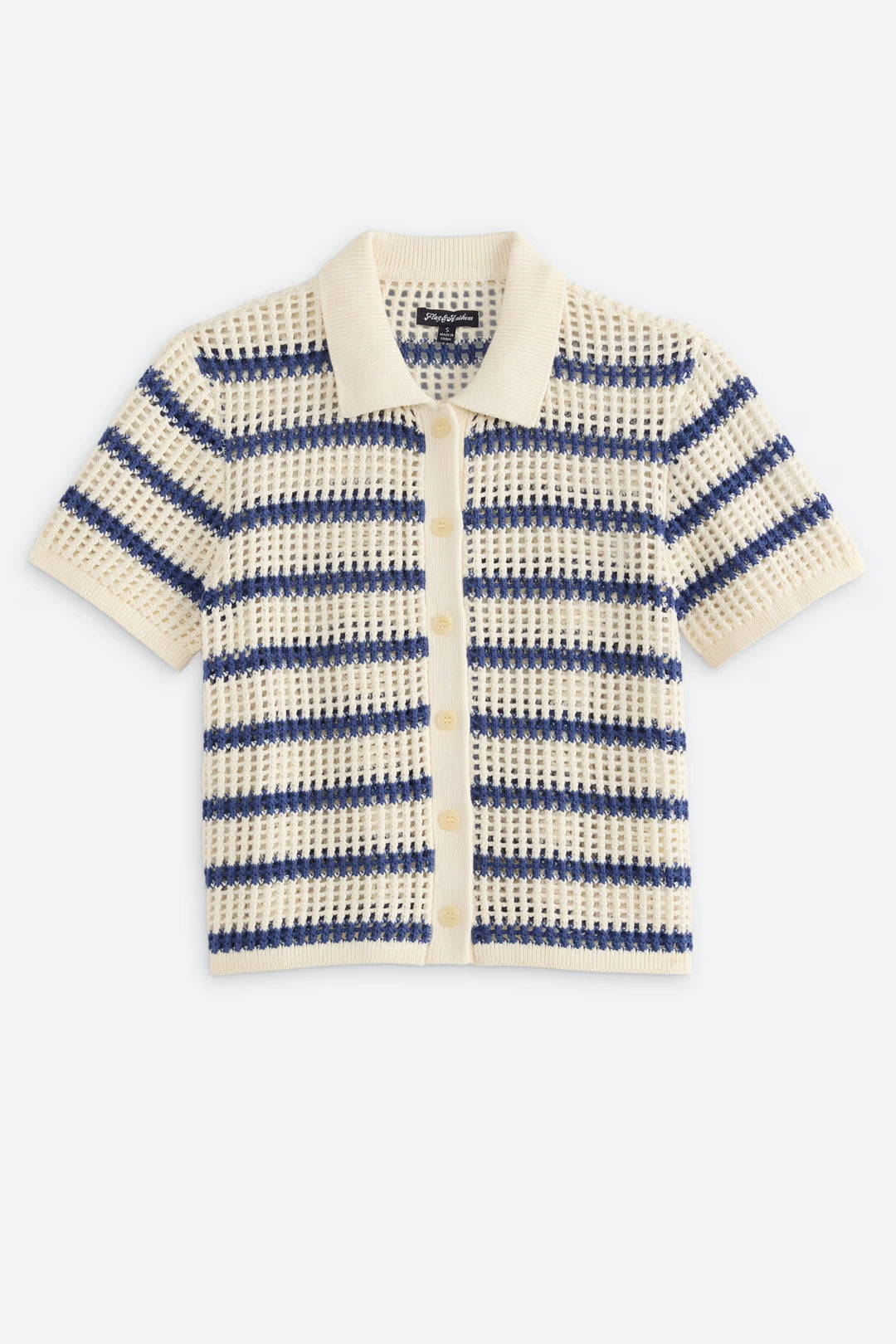 W's Hallie Striped Short Sleeve Sweater Shirt