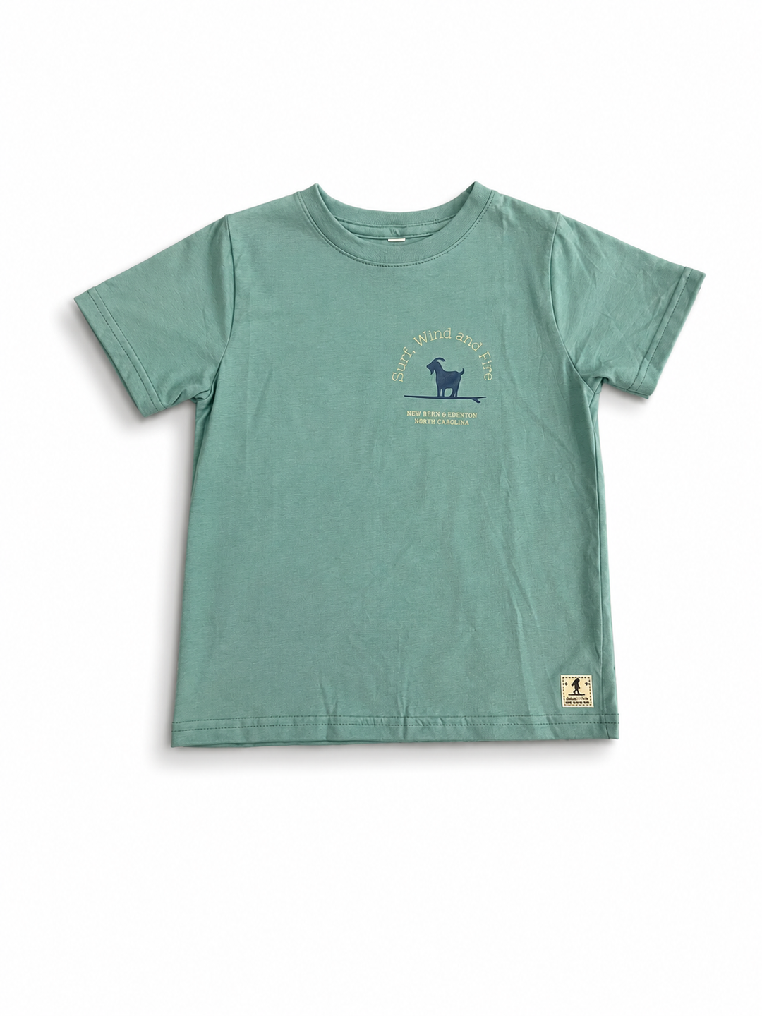 Kids Surfing Goat S/S T-Shirt, Saltwater