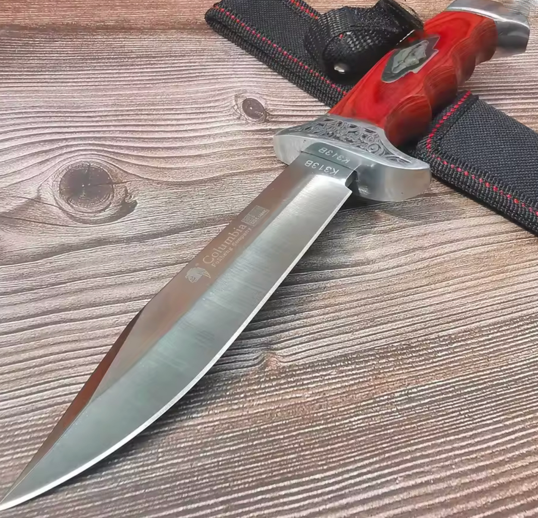 Fixed Blade Hunting Tactical Knife 10.5 Inch Blade
