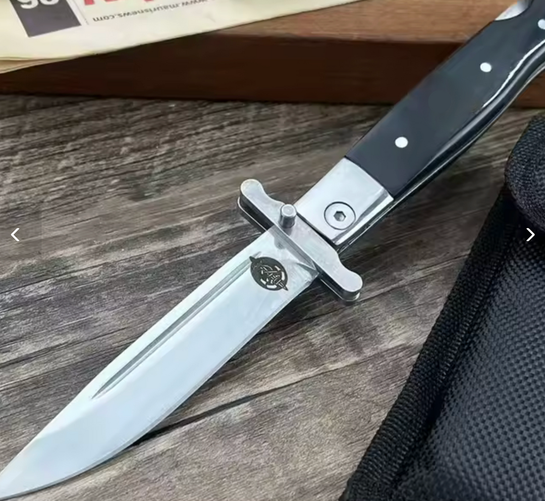 Russian Finka NKVD Tactical Hunting 440C Blade Camping Folding Knife